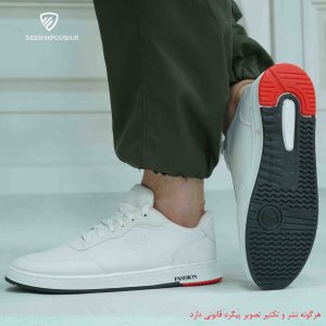 کتونی ونس مردانه سفید تمام CK