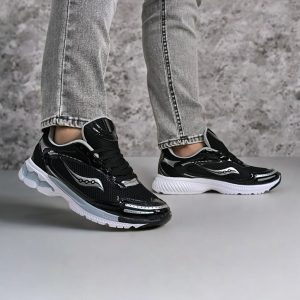 کتونی مردانه ساکونی مشکی نقره ای با کیفیت