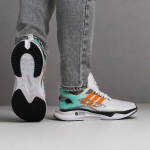 کتونی آدیداس تونلی نارنجی سبز