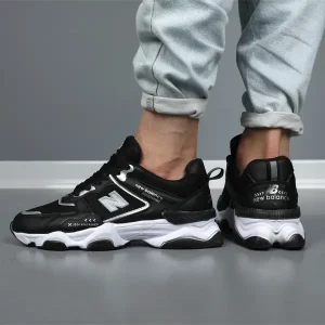 کتونی مردانه  زنانه نیوبالانس مشکی سفید